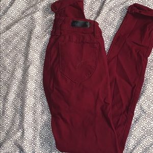 Burgundy YMI jeans